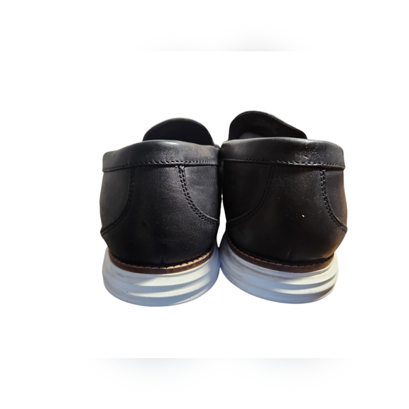 Cole Haan Original Grand Venetian Loafers Black Leather - Size 13 - Picture 4 of 7